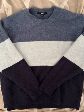 Uniqlo Crewneck Color-block Sweater
